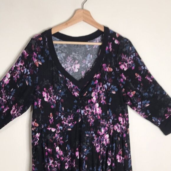 Torrid Womens Mini Supersoft Stretch Push V-Neck Skater Dress Size 1 - Picture 3 of 13